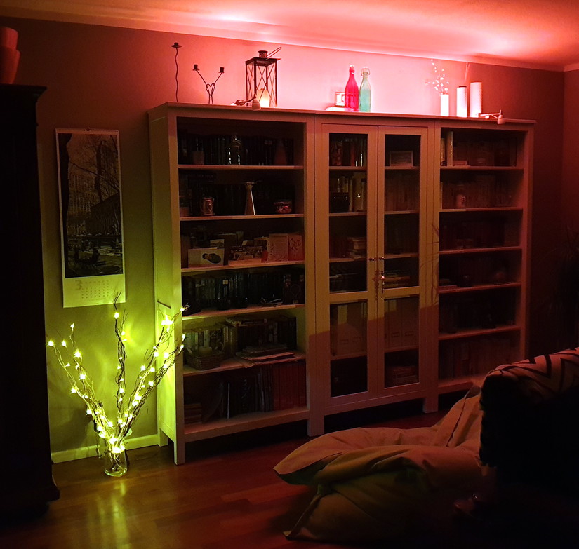 Ambient-Beleuchtung im Wohnzimmer