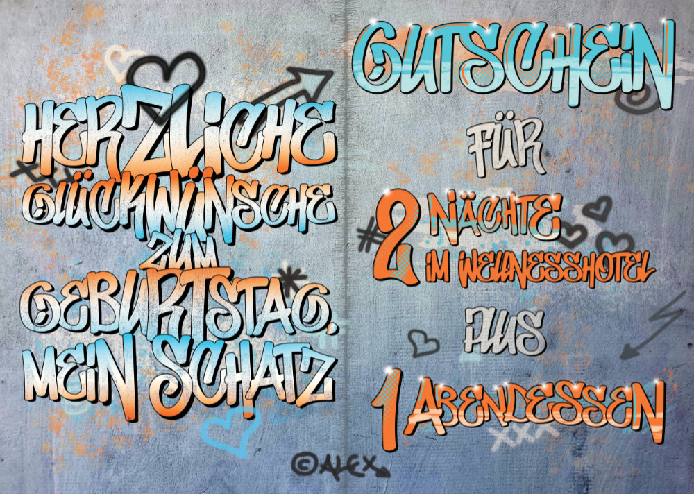 Plakat zu Rs Geburtstag